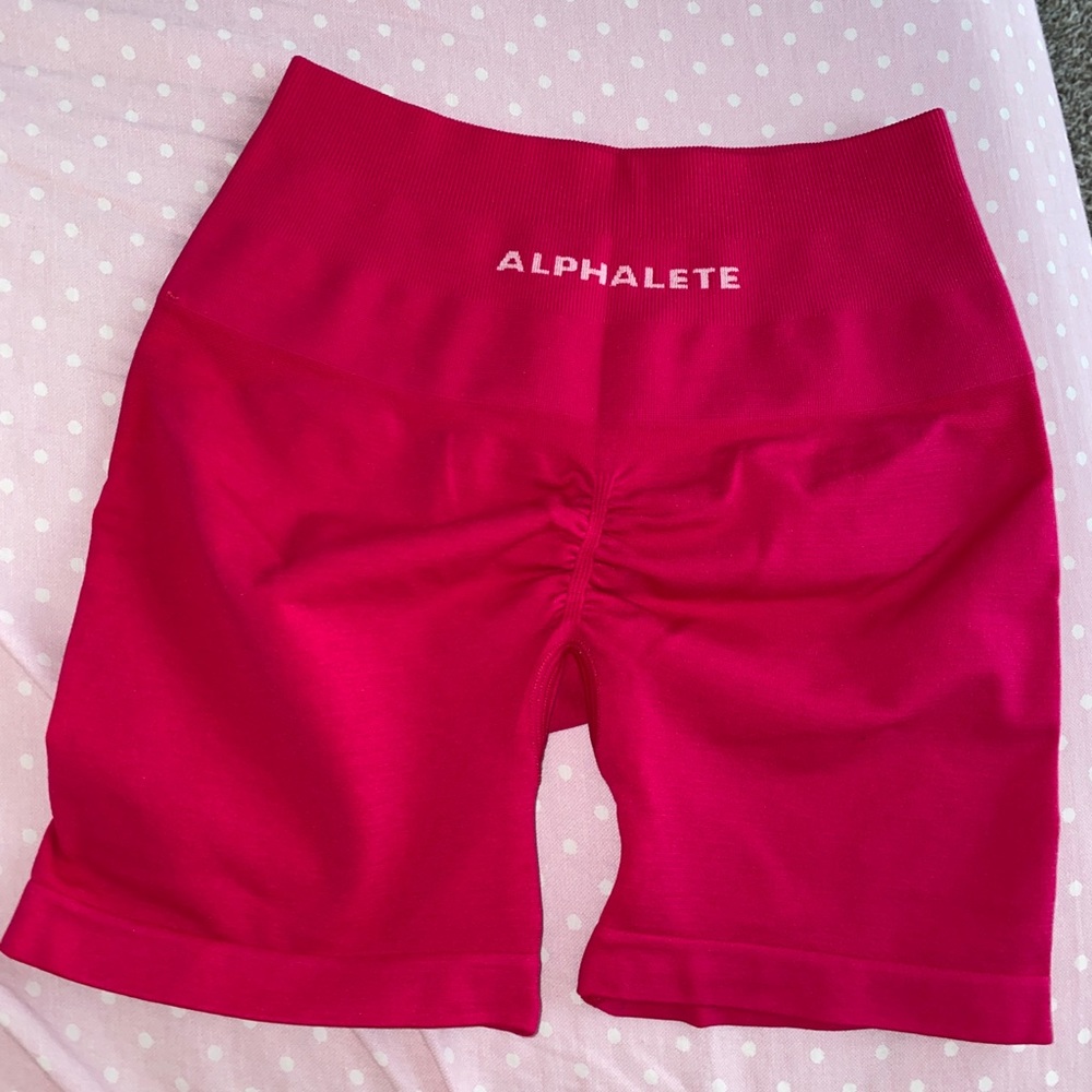 Alphalete Amplify Hot Pink Shorts